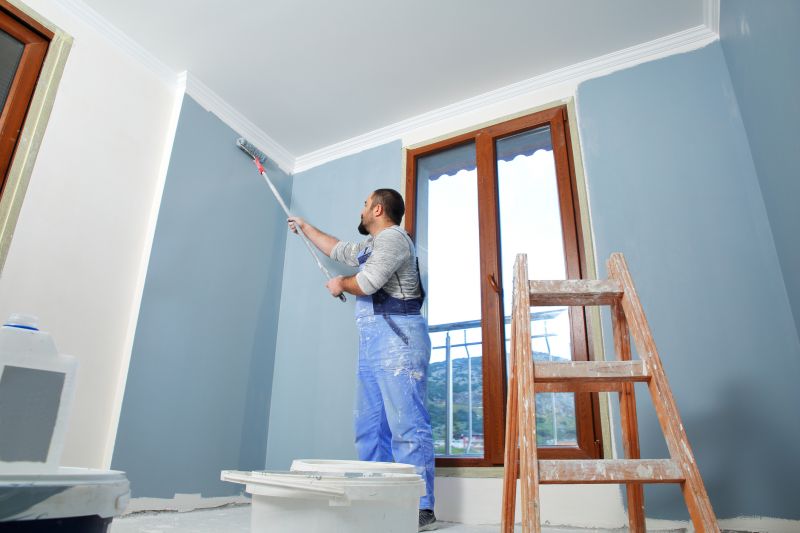 Basement Wall Painting in Kansas City, KS