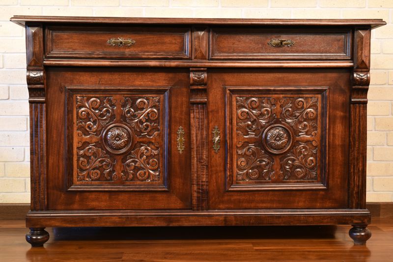 Restored Classic Wooden Cabinets